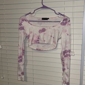Pretty little thing crop top! Tie dyed size S.